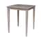 International Concepts 30 in. x 30 in. Counter Height Table with 2 Emily Counter Height Stools - 3 Piece Set K09-3030-S6172-2 - alternate 2